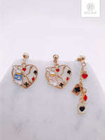 Load image into Gallery viewer, Alice in wonderland Mix &amp; Match Earrings (Rabbit version)
