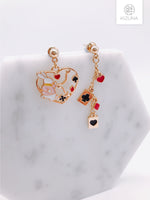 Load image into Gallery viewer, Alice in wonderland Mix &amp; Match Earrings (Rabbit version)
