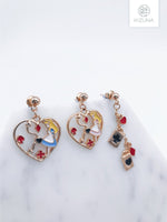 Load image into Gallery viewer, Alice in wonderland Mix &amp; Match Earrings (Alice version)
