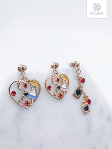 Alice in wonderland Mix & Match Earrings (Alice version)