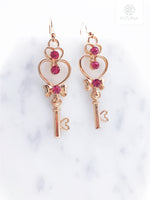 Load image into Gallery viewer, Sailor Moon Crystal Keylock Earrings (2 Colors)
