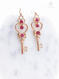 Sailor Moon Crystal Keylock Earrings (2 Colors)