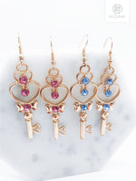 Load image into Gallery viewer, Sailor Moon Crystal Keylock Earrings (2 Colors)
