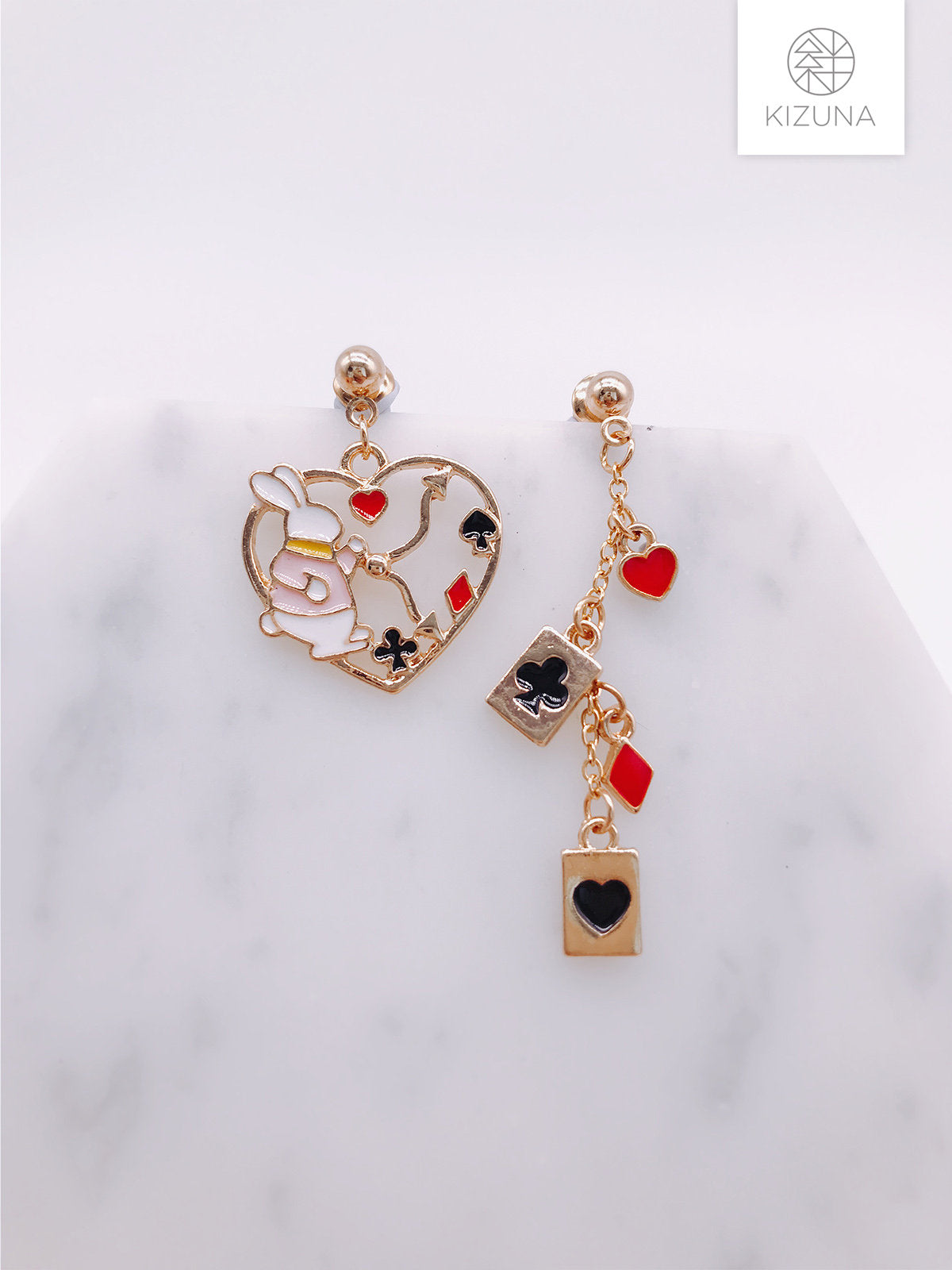 Alice in wonderland Mix & Match Earrings (Rabbit version)