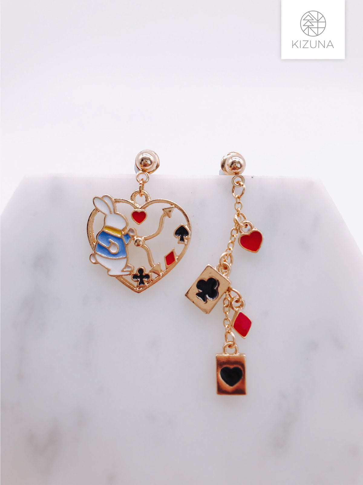 Alice in wonderland Mix & Match Earrings (Rabbit version)