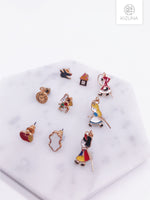 Load image into Gallery viewer, Fairytale Mix &amp; Match Earring Sets (Alice in Wonderland, Red Riding Hood, Snow White)
