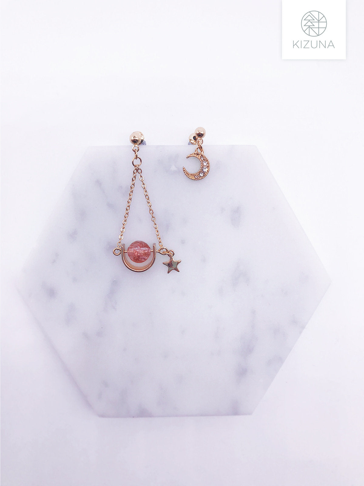 Rotatable Saturn Earring (3 Colors)