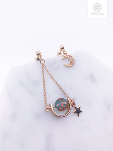 Rotatable Saturn Earring (3 Colors)