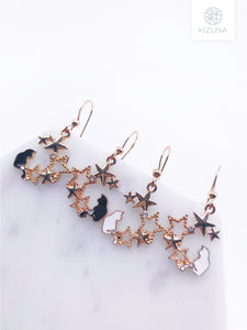 Space Cat Dangling Earrings (2 Colors)