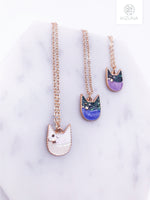 Load image into Gallery viewer, Galaxy Cat Necklace (3 Colors)
