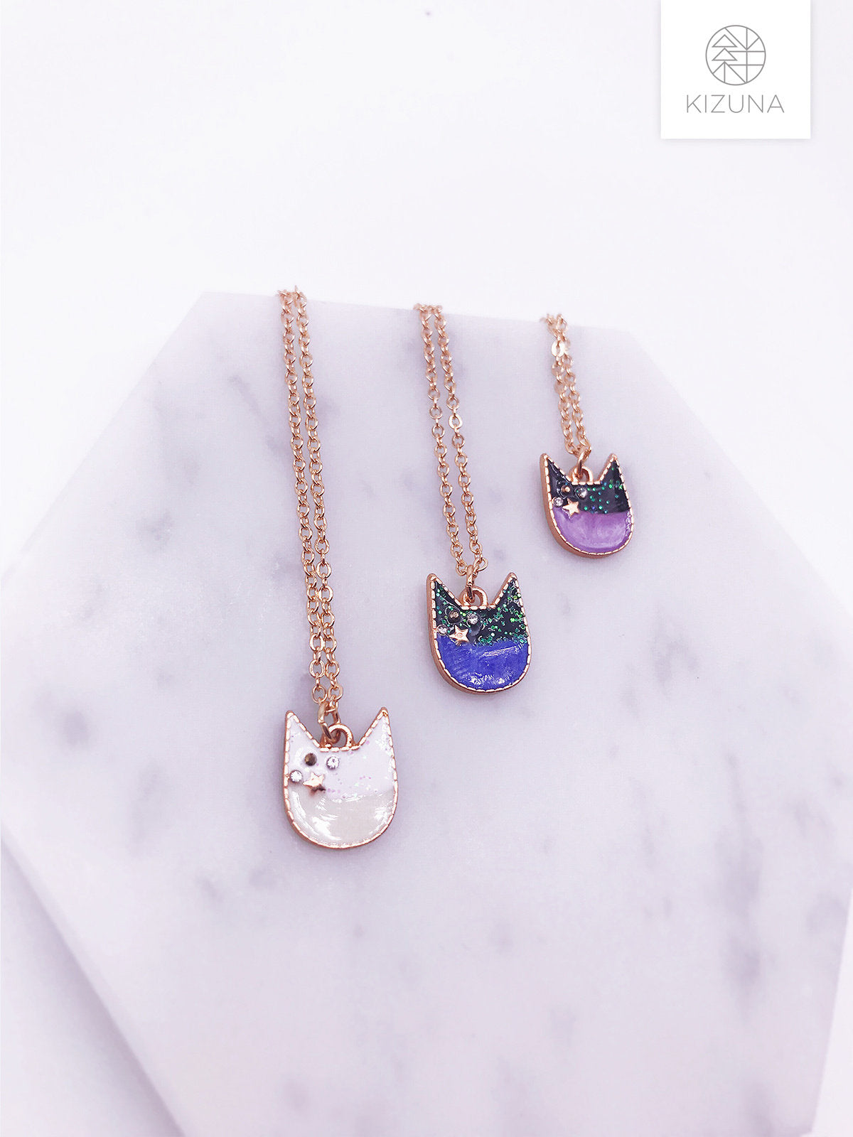 Galaxy Cat Necklace (3 Colors)