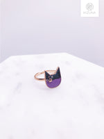 Load image into Gallery viewer, Galaxy Cat Ring (3 Colors)
