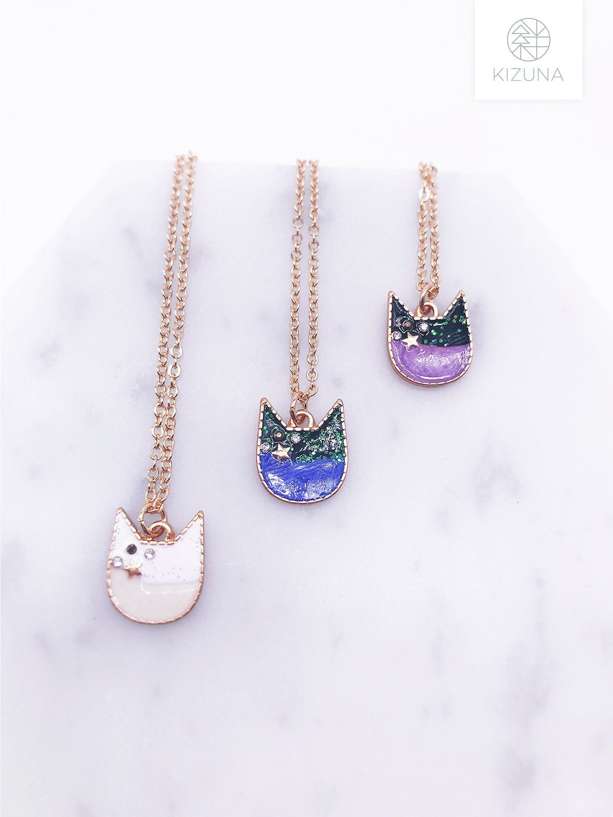 Galaxy Cat Necklace (3 Colors)