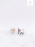 Load image into Gallery viewer, Cat &amp; Paw Earrings (3 styles)
