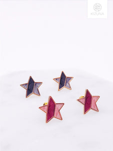 Simple Star Stud Earrings (2 Colors)