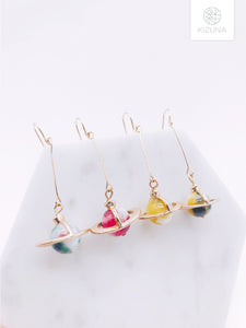 Saturn Drop Earrings (2 Colors)