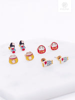 Load image into Gallery viewer, Japanese Stud Earring (4 Styles)
