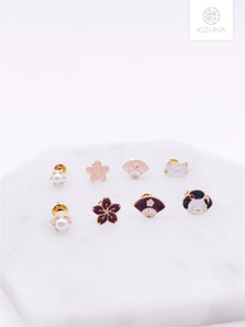 Japanese Mix & Match Earring Set (2 Styles)