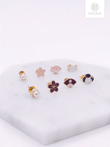 Japanese Mix & Match Earring Set (2 Styles)