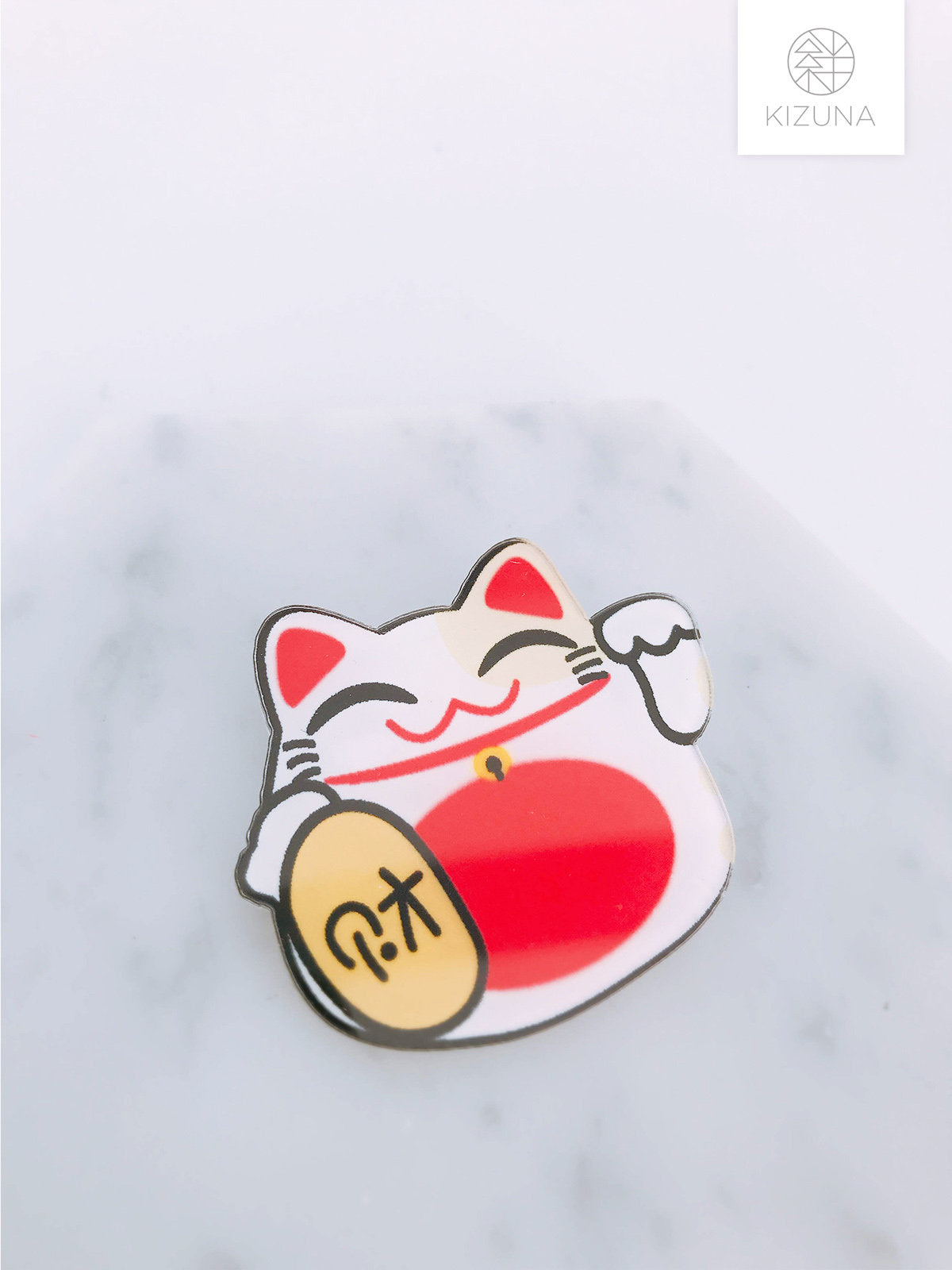 Fortune Cat Paw Pin (2 styles)