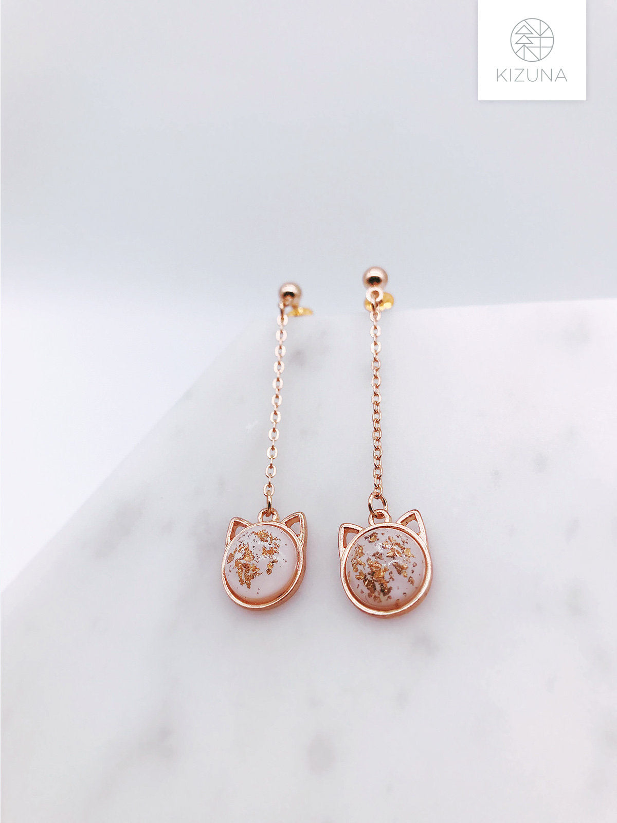 Sailor Moon Luna & Artemis Dangling Earrings