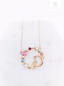 Sailor Moon Rounded Crystal Necklace