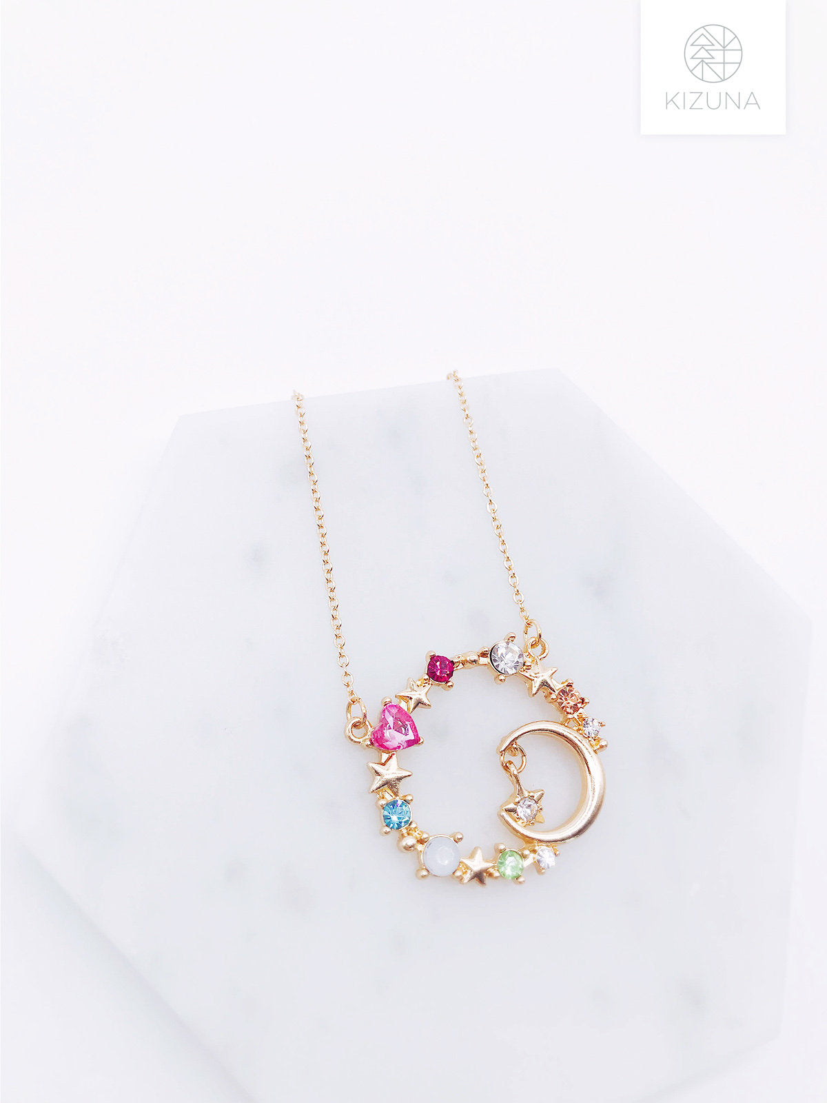 Sailor Moon Rounded Crystal Necklace