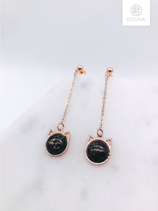 Sailor Moon Luna & Artemis Dangling Earrings