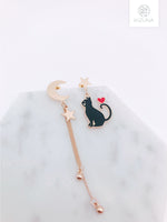 Load image into Gallery viewer, Sailor Moon Luna &amp; Artemis Mix &amp; Match Earrings
