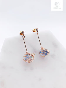 Globe Space Dangling Earrings