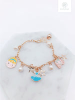 Load image into Gallery viewer, Tsum Tsum bell Bracelet Cinderella x Snow White
