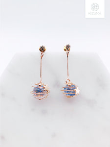 Globe Space Dangling Earrings