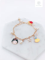 Load image into Gallery viewer, Tsum Tsum bell Bracelet Cinderella x Snow White
