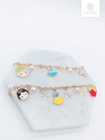 Load image into Gallery viewer, Tsum Tsum bell Bracelet Cinderella x Snow White
