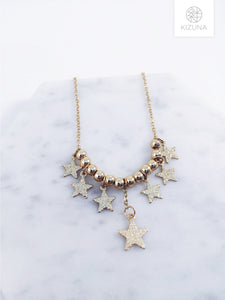 Fuzzy Star Necklace (2 Colors)